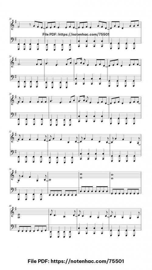 Zombie piano sheet music free pdf