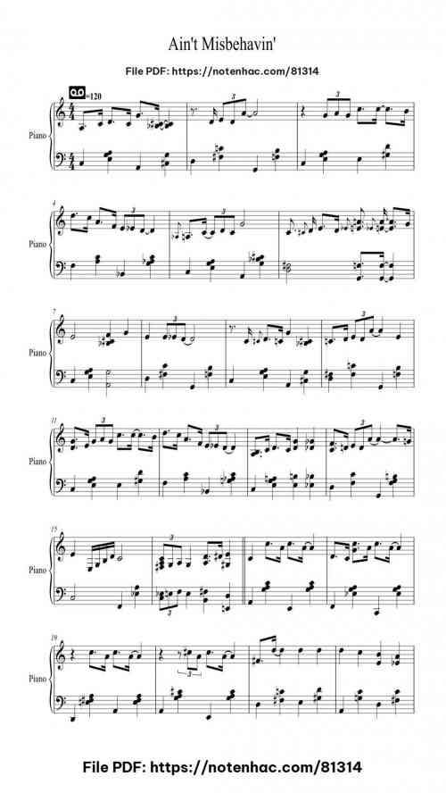 aint misbehavin 1