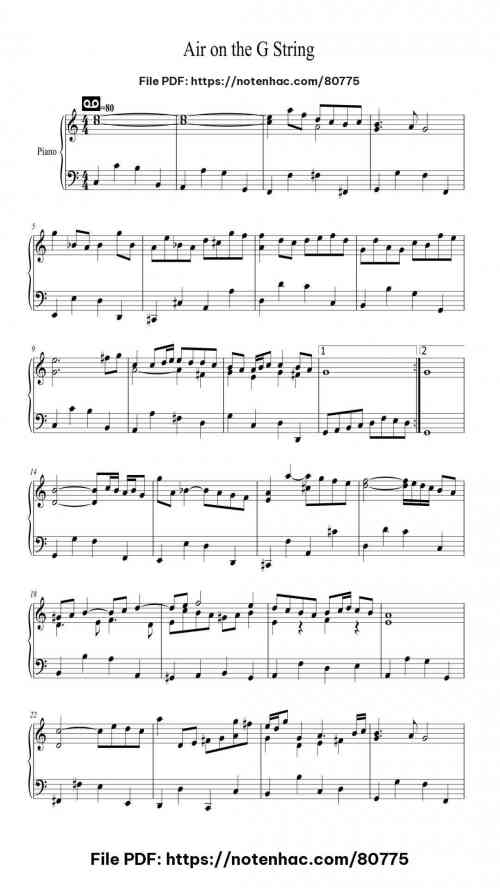 air on the g string from orchestral suite no 3 in d major bwv 1068 1