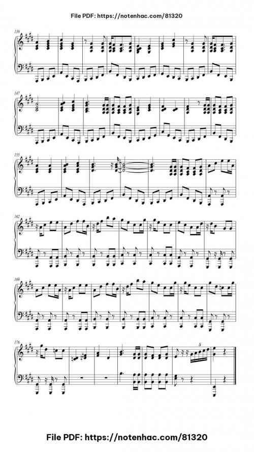 Another Day of Sun by Justin Hurwitz Level Intermediate 8 Another Day of Sun piano sheet music free pdf