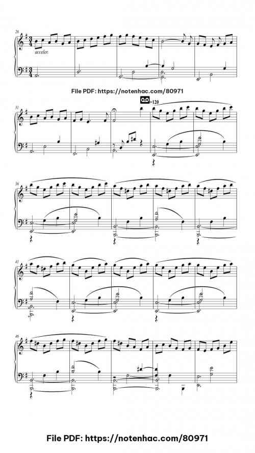 Beethoven's Silence piano sheet music free pdf