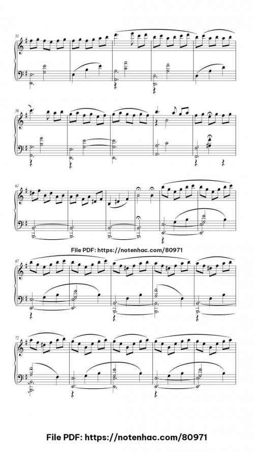 Beethoven's Silence piano sheet music free pdf