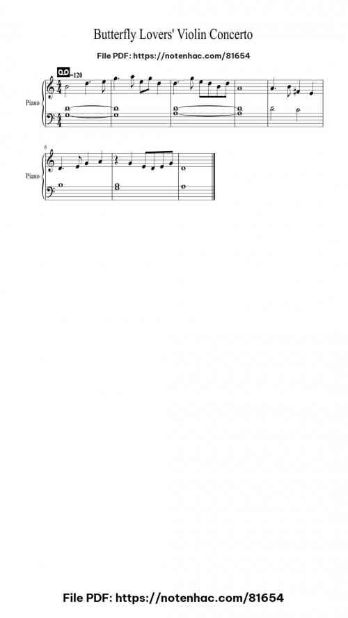 butterfly lovers violin concerto 1