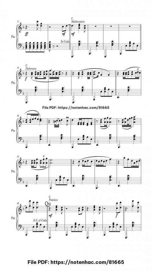 Caught Out in The Rain piano sheet music free pdf