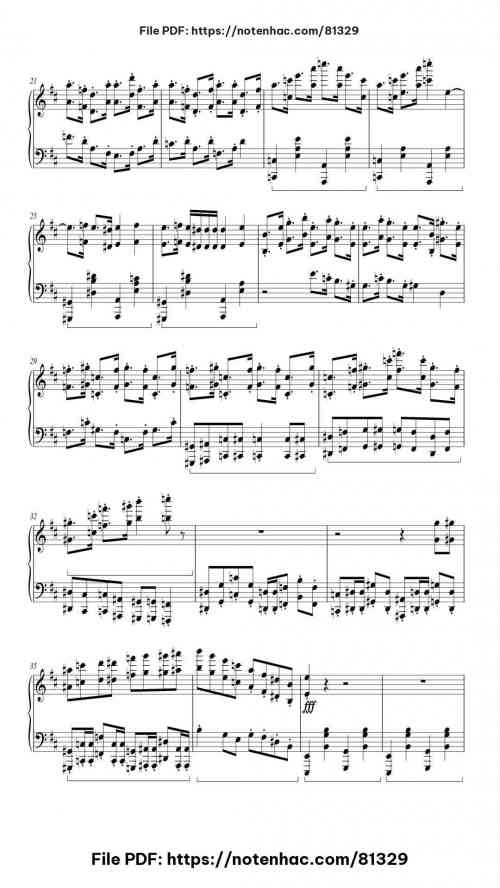 Dance of the Knights (Transcription for piano solo) by Sergei Prokofiev Level Intermediate 5 Dance of the Knights (Transcription for piano solo) piano sheet music free pdf