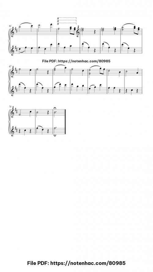 Davy Jones Theme piano sheet music free pdf