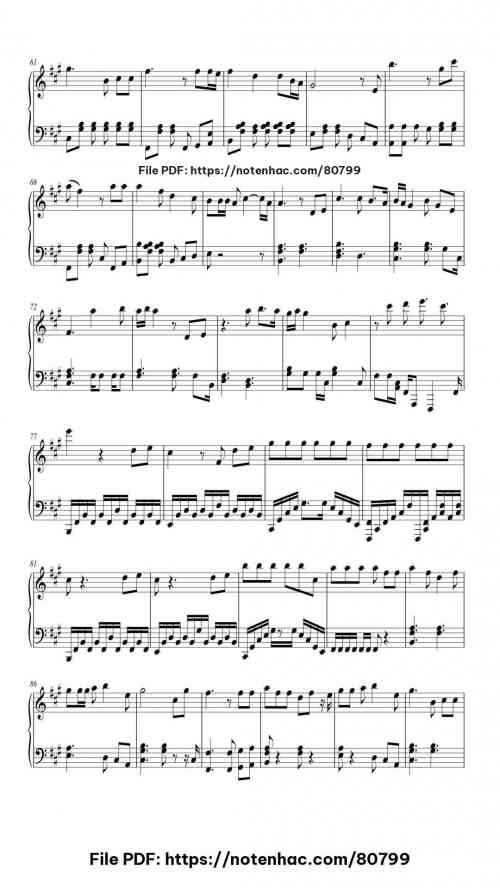 Die With A Smile - Lady Gaga / Bruno Mars piano sheet music free pdf