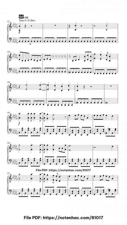 Fall Out Boy Medley piano sheet music free pdf