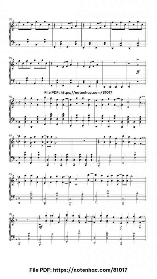 Fall Out Boy Medley piano sheet music free pdf