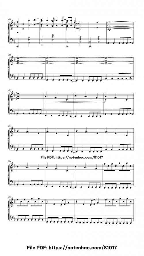 Fall Out Boy Medley piano sheet music free pdf