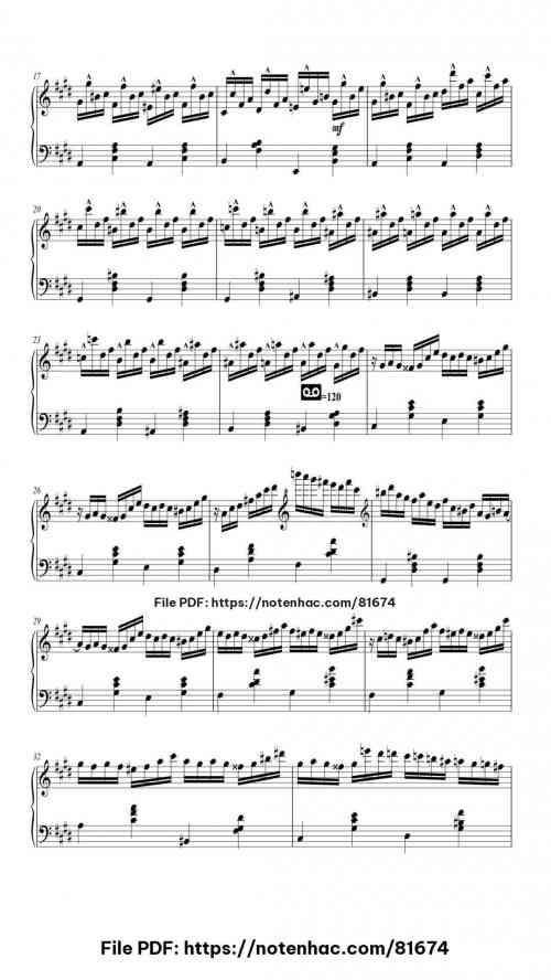 Fantaisie-Impromptu (Easy Version) piano sheet music free pdf