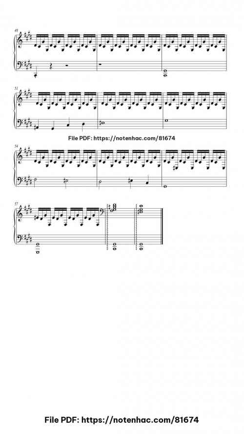 Fantaisie-Impromptu (Easy Version) piano sheet music free pdf