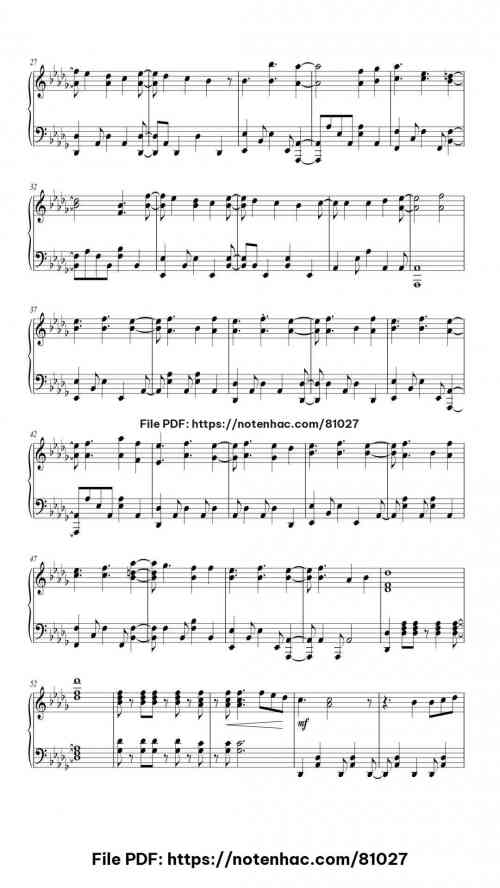 From The Start piano sheet music free pdf