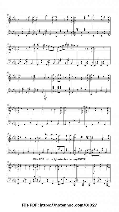 From The Start piano sheet music free pdf