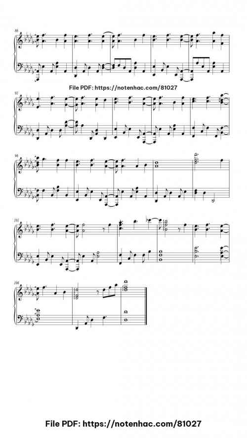 From The Start piano sheet music free pdf