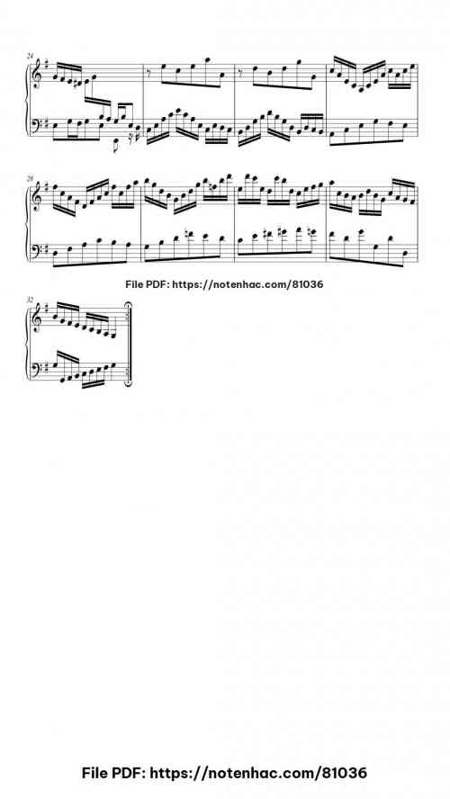 Goldberg Variations, BWV 988: Variatio 1. a 1 Clav. piano sheet music free pdf