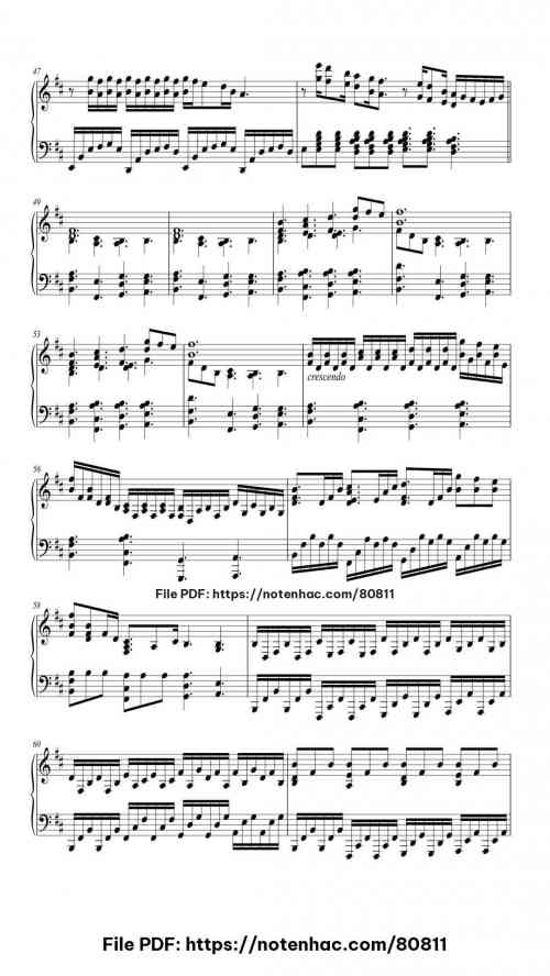 Golden Brown piano sheet music free pdf
