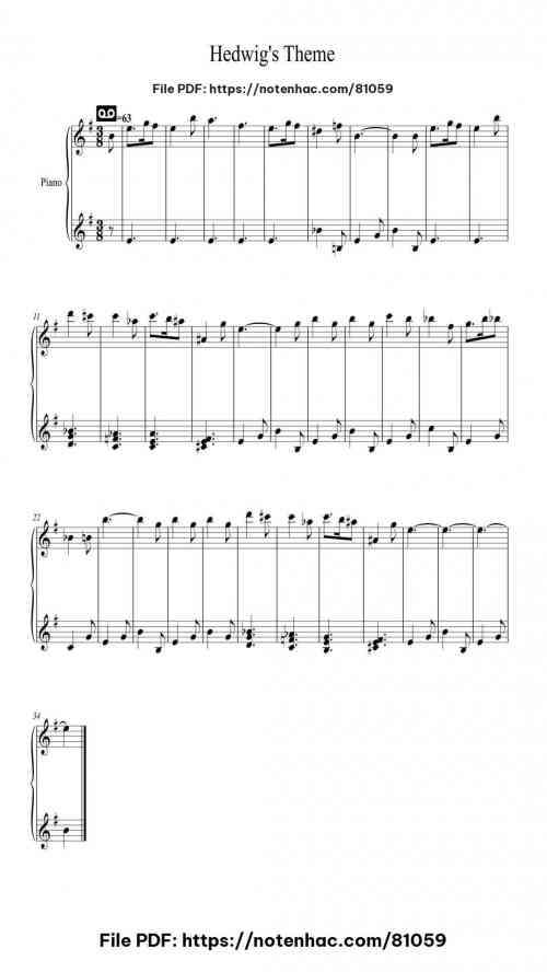 hedwigs theme harry potter 1
