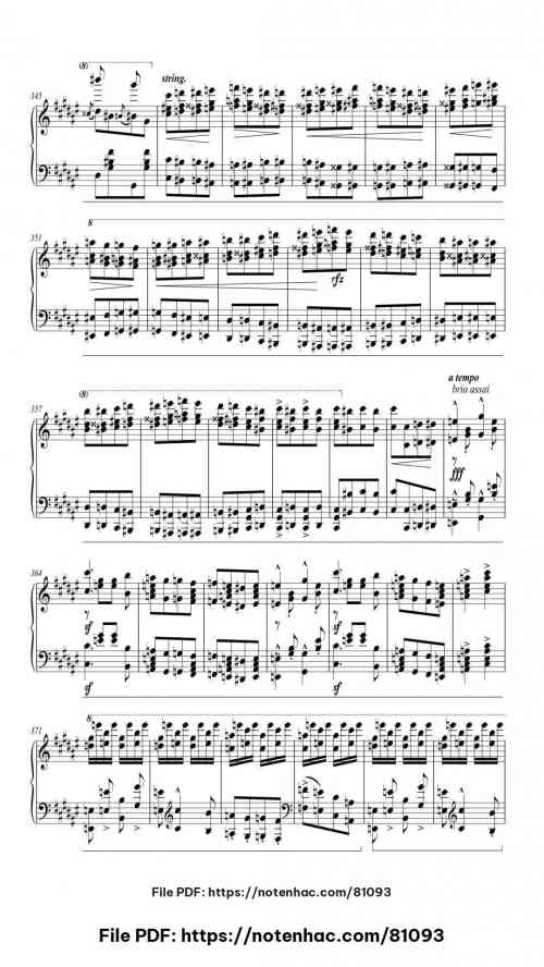 Hungarian Rhapsody No. 2 in C-sharp Minor, S.244/2 piano sheet music free pdf