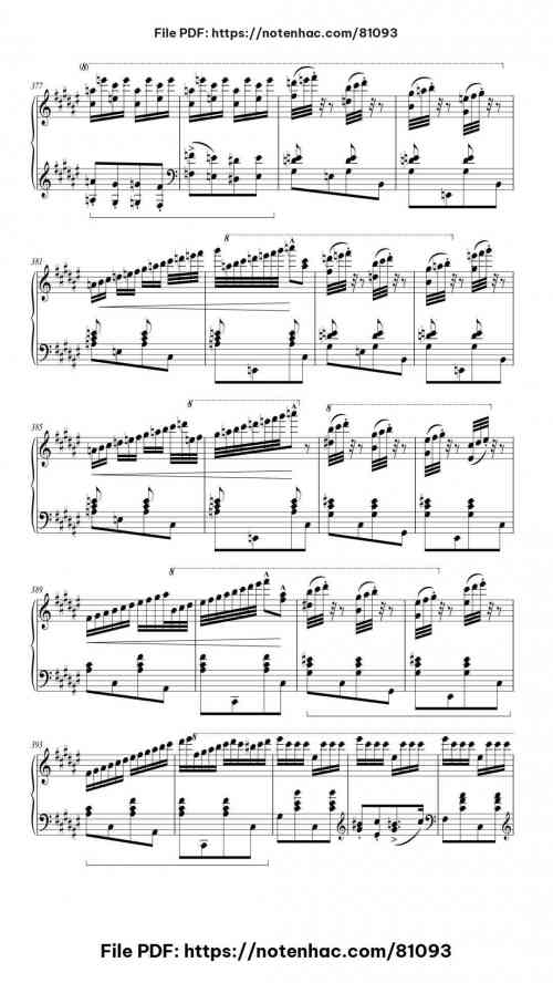 Hungarian Rhapsody No. 2 in C-sharp Minor, S.244/2 piano sheet music free pdf