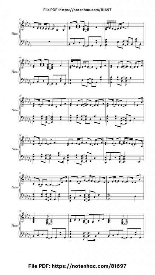 I See Fire by Ed Sheeran Level Intermediate 8 I See Fire piano sheet music free pdf