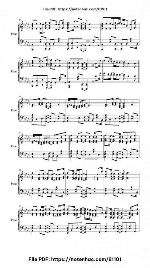 I See Fire piano sheet music free pdf