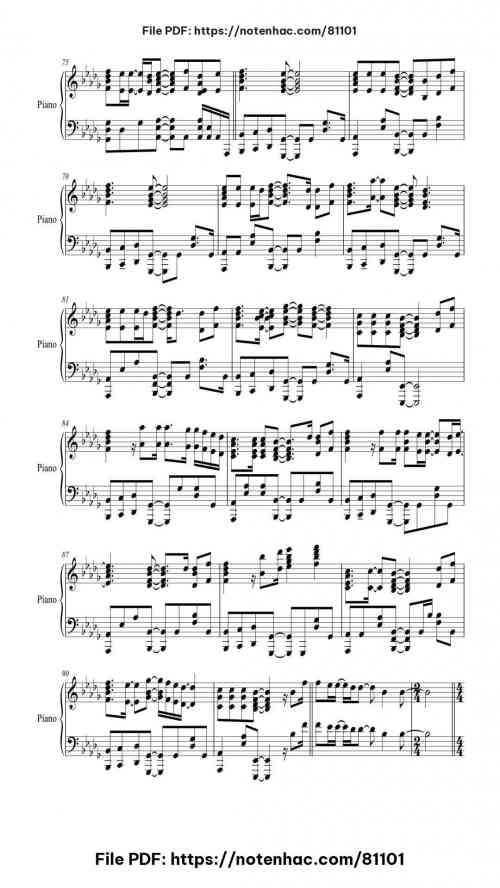I See Fire piano sheet music free pdf