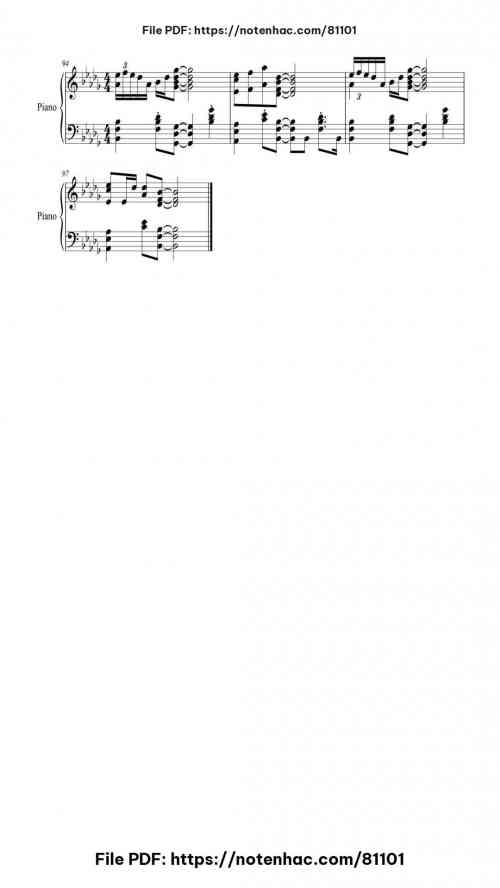 I See Fire piano sheet music free pdf