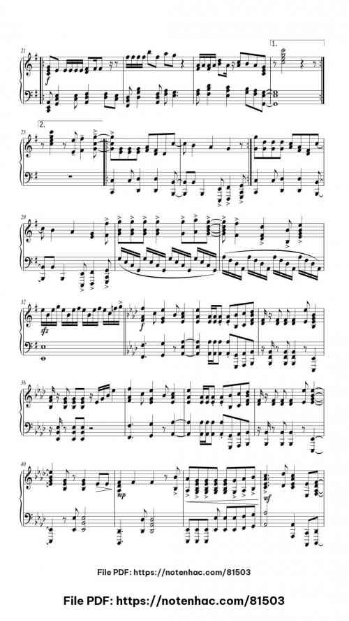I'll Make A Man Out Of You piano sheet music free pdf
