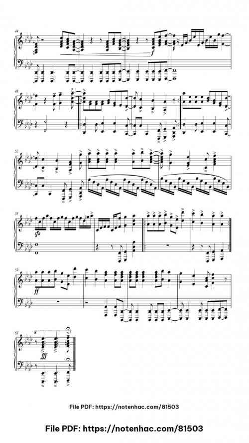 I'll Make A Man Out Of You piano sheet music free pdf