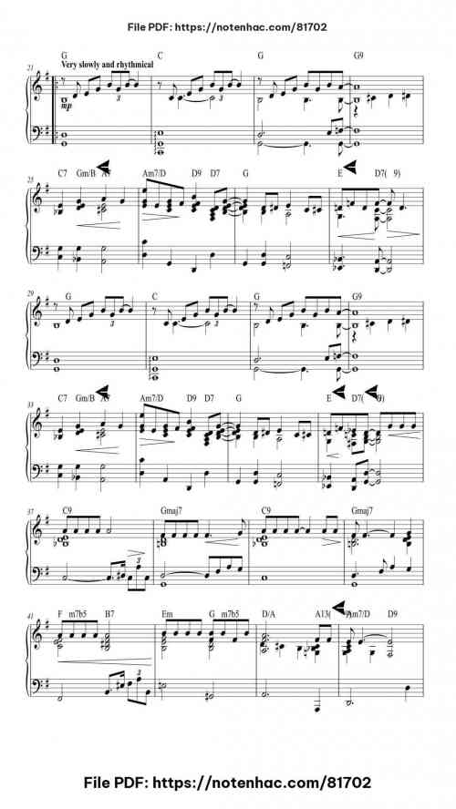 I'm Just A Lucky So And So piano sheet music free pdf