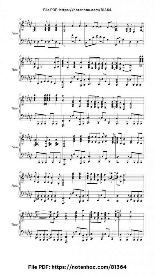 Knockin' on Heavens Door piano sheet music free pdf