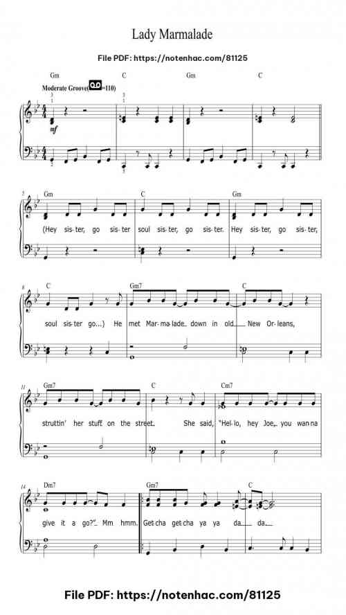 lady marmalade 1