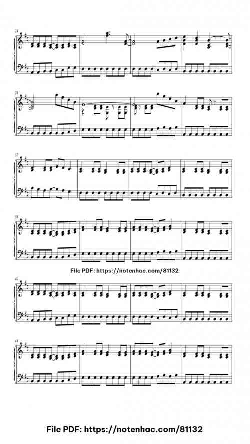 Last Christmas (Instrumental Version) piano sheet music free pdf