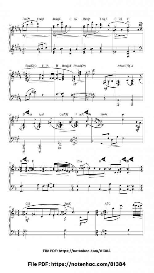 Let It Be by Jacob Collier Level Advanced 6 Let It Be piano sheet music free pdf