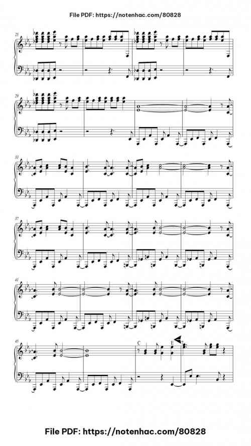 Linus and Lucy piano sheet music free pdf