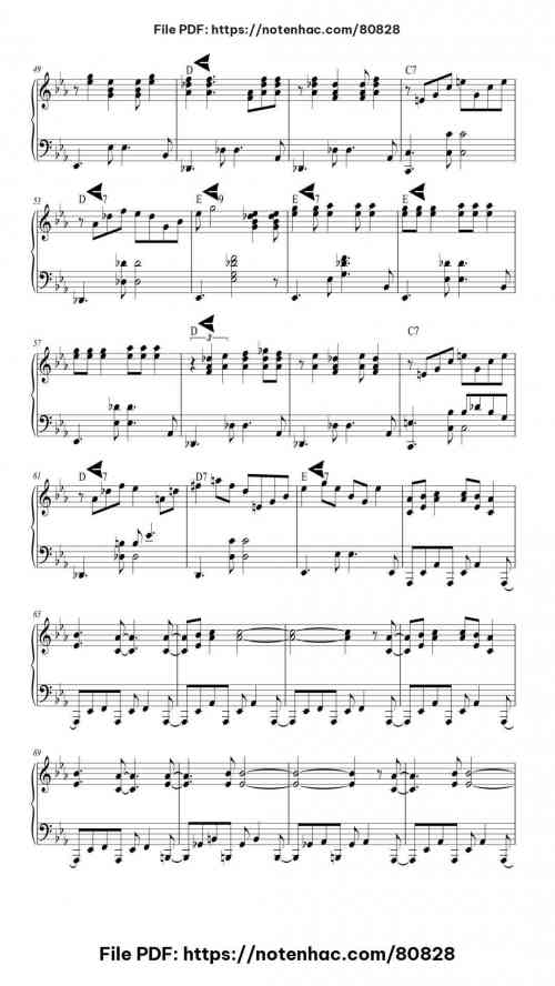 Linus and Lucy piano sheet music free pdf