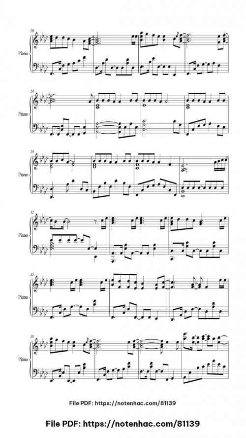Love Me Like You Do piano sheet music free pdf