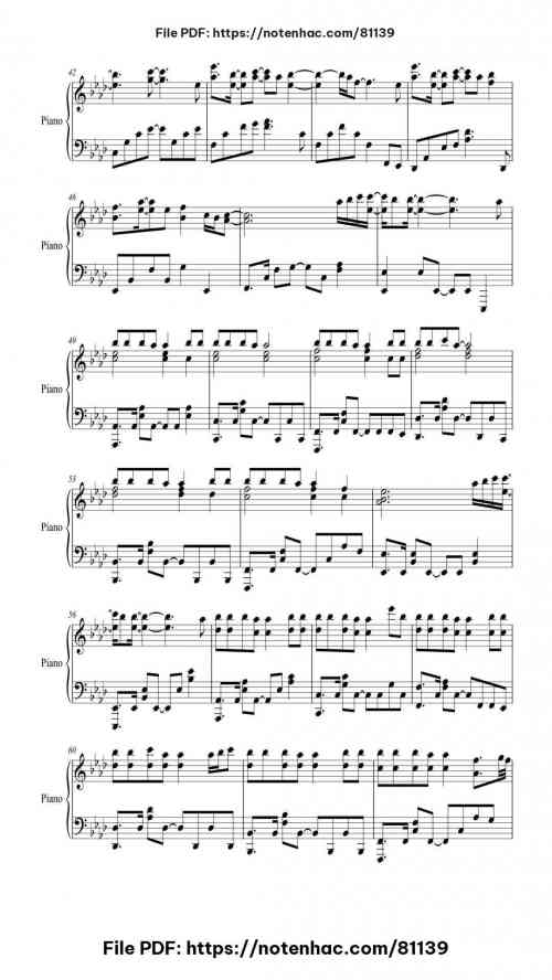 Love Me Like You Do piano sheet music free pdf