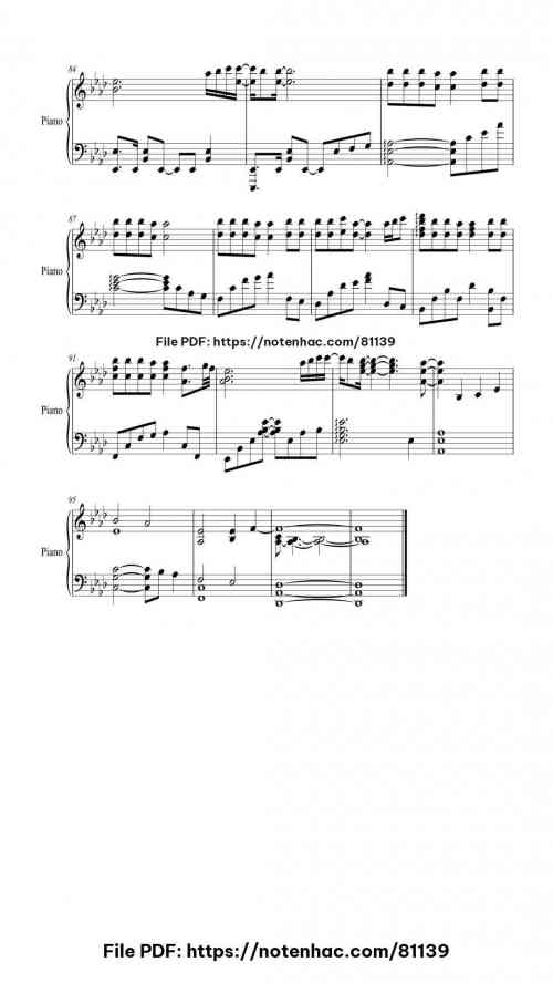 Love Me Like You Do piano sheet music free pdf