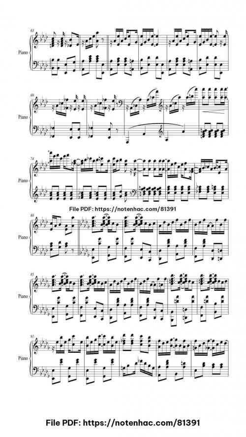 Maple Leaf Rag piano sheet music free pdf