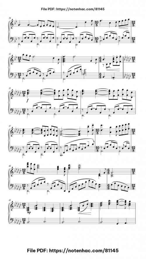 Memory (from Cats) piano sheet music free pdf