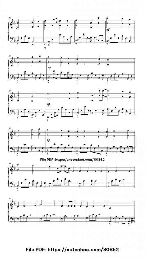 My Heart Will Go On piano sheet music free pdf