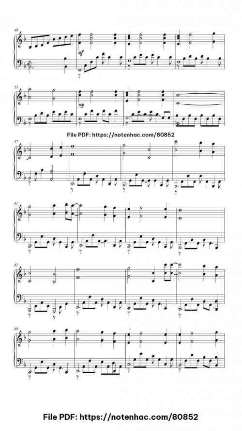 My Heart Will Go On piano sheet music free pdf