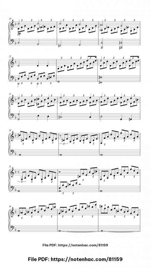 Piano Sonata No. 14 in C-Sharp Minor, Op. 27, No. 2 "Moonlight": I. Adagio sostenuto "EASY version" piano sheet music free pdf