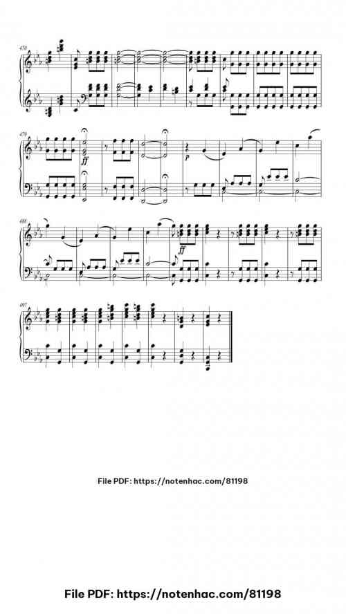 Symphony No. 5 in C Minor, Op. 67: I. Allegro con brio piano sheet music free pdf