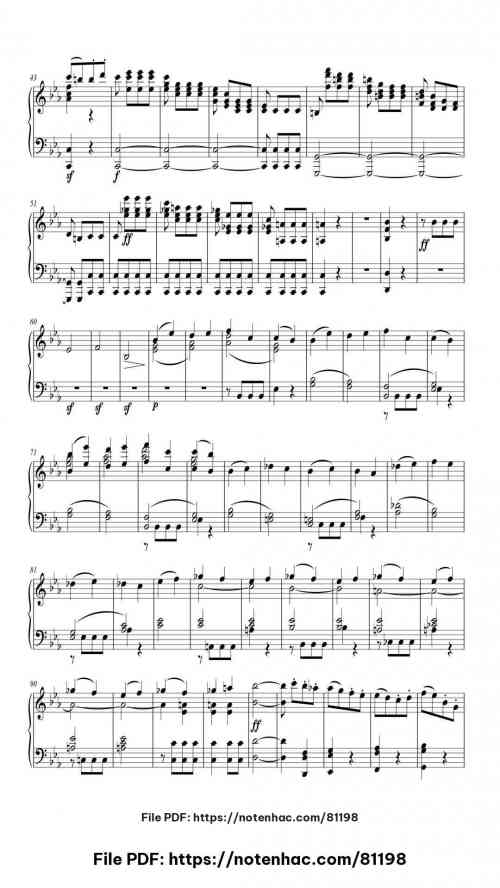 Symphony No. 5 in C Minor, Op. 67: I. Allegro con brio piano sheet music free pdf