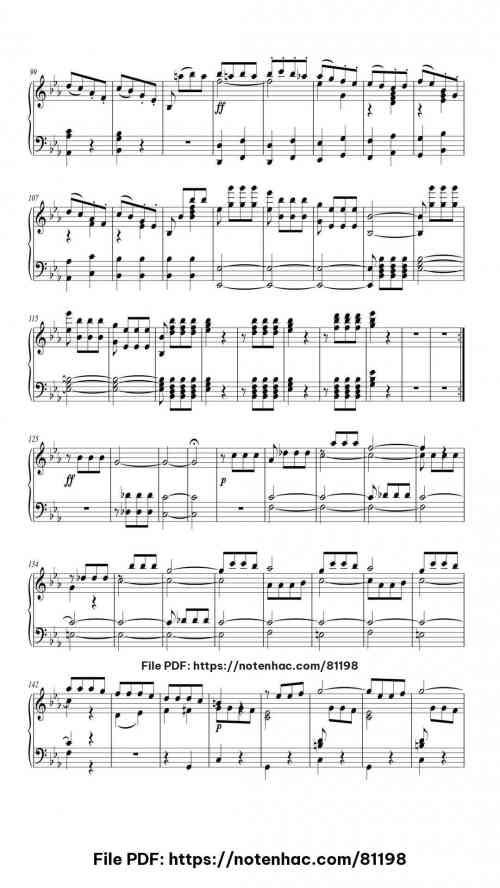 Symphony No. 5 in C Minor, Op. 67: I. Allegro con brio piano sheet music free pdf