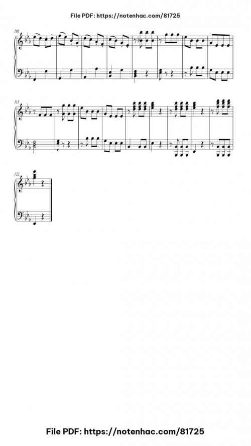 Symphony No. 5 in Cm, Op. 67 – Theme by Ludwig van Beethoven Level Intermediate 6 Symphony No. 5 in Cm, Op. 67 – Theme piano sheet music free pdf