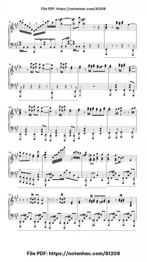 The Final Countdown piano sheet music free pdf